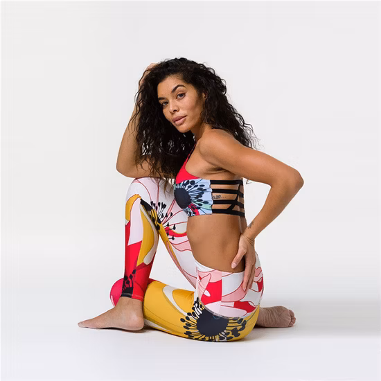 4CS Womens Active Wear Workout Sport Clothing Exercise Sportswear Workout Long Sleeves Seamless Gym Yoga Set Activewear Sport Suit for Women