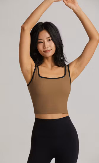 Großhandel für Damen, Yoga, Sport-Tanktop, individuelles Fitness-Lauf-Tanktop