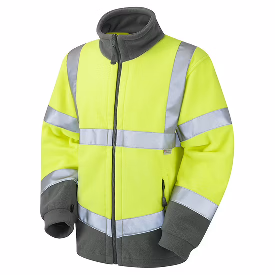 Schutzkleidung Hi Viz wasserdichte Polyester-Highway-reflektierende Sicherheitsjacke entspricht der Norm EN20471