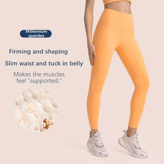 Po-Lift-Yoga-Lauf-Leggings mit hoher Taille und Bauchkontrolle für Frauen