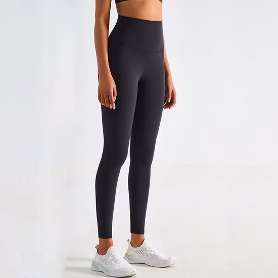 Hochwertige Yoga-Hose für Damen, schmal, hohe Taille, pfirsichfarben, Hüfte, Fitness-Hose, Lauf-Sport-Leggings