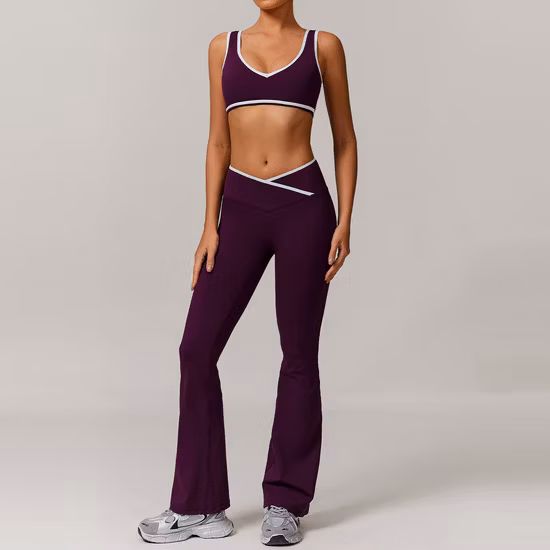 Yoga-Kleidung, Hüftheben, hohe Taille, Leggings, Laufen, Fitness, hohe Festigkeit, eng, XL, nahtloser Yoga-BH, Sportanzug für Damen